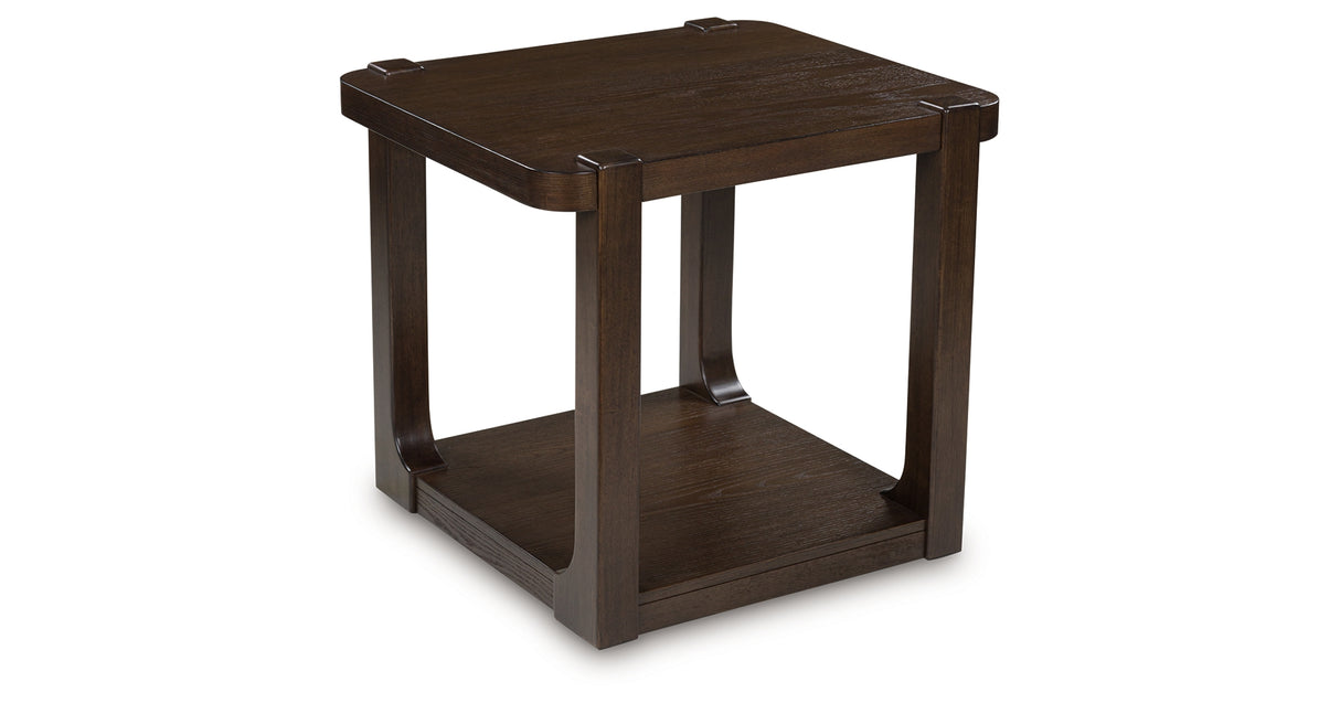 Breckington Dark Brown End Table from Ashley - Luna Furniture