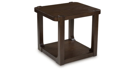 Breckington Dark Brown End Table from Ashley - Luna Furniture