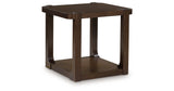 Breckington Dark Brown End Table from Ashley - Luna Furniture