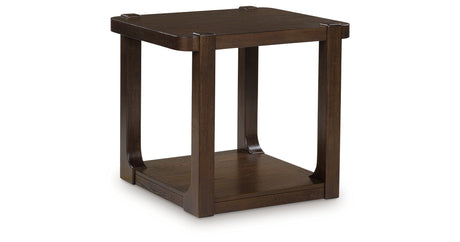 Breckington Dark Brown End Table from Ashley - Luna Furniture