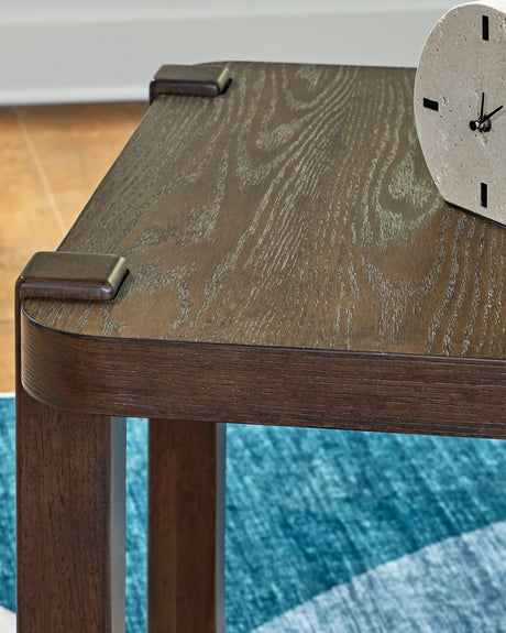Breckington Dark Brown End Table from Ashley - Luna Furniture