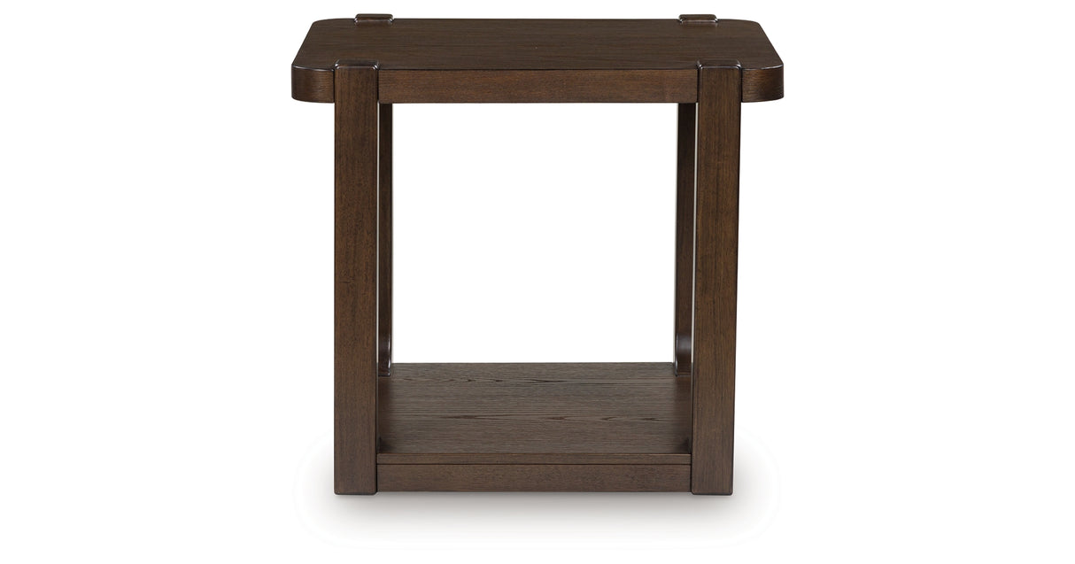 Breckington Dark Brown End Table from Ashley - Luna Furniture