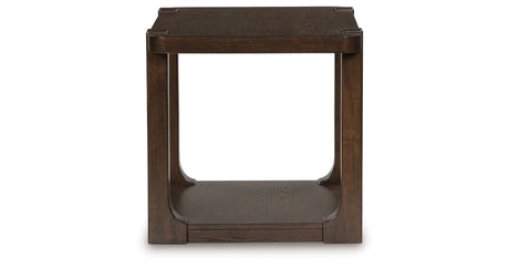Breckington Dark Brown End Table from Ashley - Luna Furniture