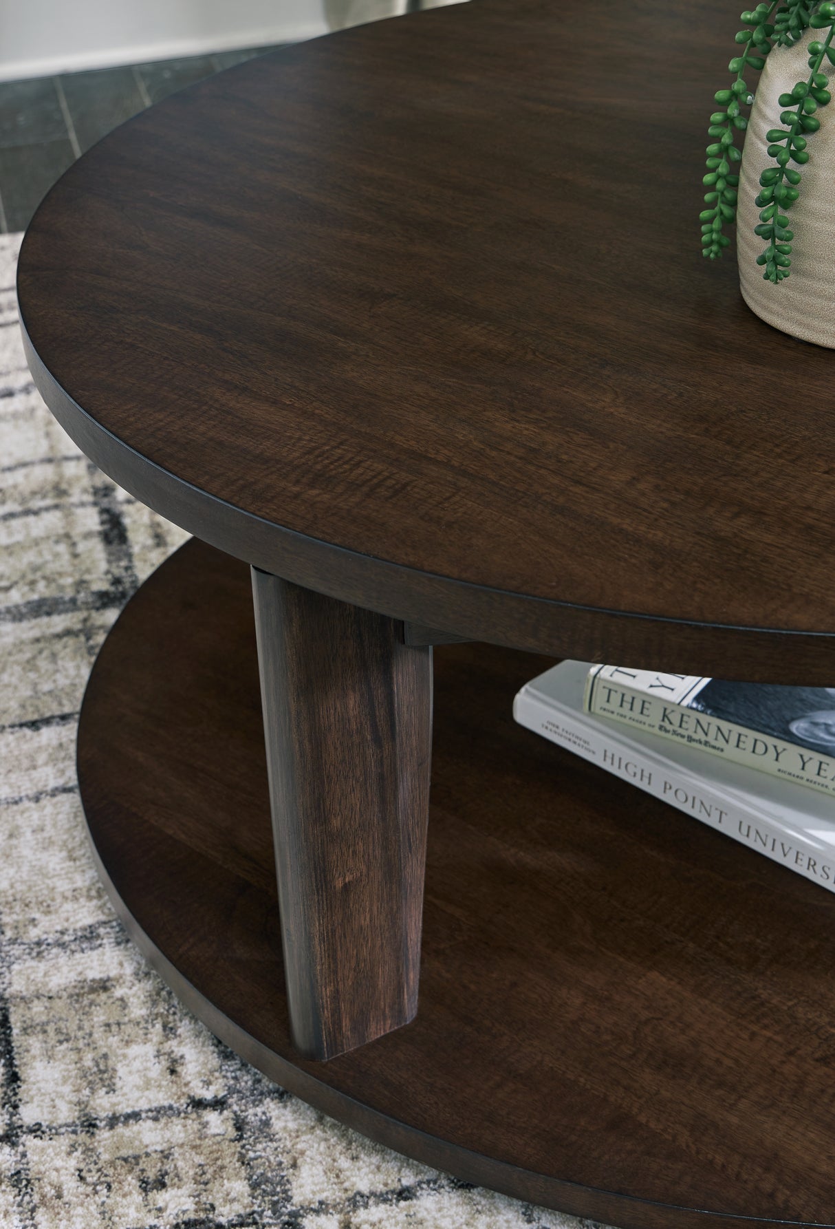 Korestone 2 Dark Brown Coffee Table from Ashley - Luna Furniture
