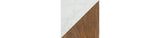 Isanti Coffee Table with 1 End Table in Light Brown/White from Ashley Furniture - Luna Furniture