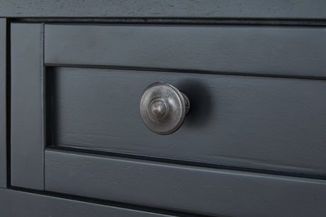 Wildenauer Brown/Black Chairside End Table from Ashley - Luna Furniture