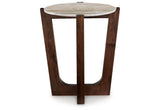 Tanidore Warm Brown End Table from Ashley - Luna Furniture