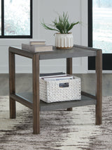 Kallenny Brown/Gray End Table from Ashley - Luna Furniture