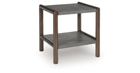 Kallenny Brown/Gray End Table from Ashley - Luna Furniture