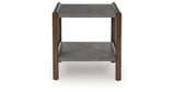 Kallenny Brown/Gray End Table from Ashley - Luna Furniture