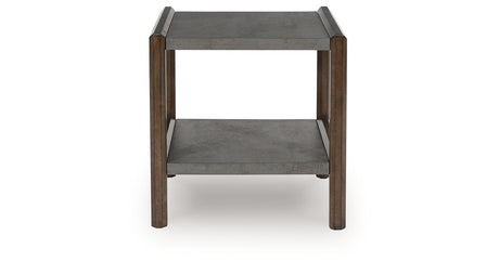 Kallenny Brown/Gray End Table from Ashley - Luna Furniture
