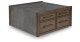 Kallenny Brown/Gray Coffee Table from Ashley - Luna Furniture