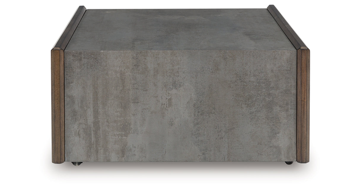 Kallenny Brown/Gray Coffee Table from Ashley - Luna Furniture
