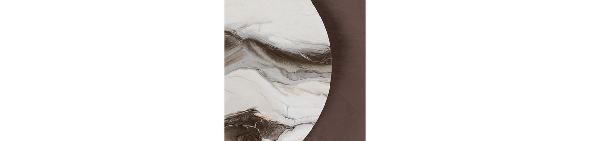 Jazmore Brown/Brass Finish Nesting Coffee Table (Set of 2) from Ashley - Luna Furniture