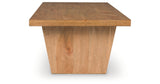 Kristiland Light Brown Coffee Table from Ashley Furniture - Luna Furniture