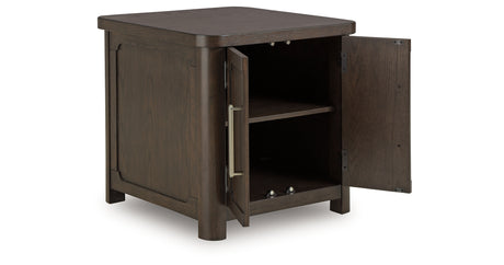 Breckington Dark Brown End Table from Ashley - Luna Furniture