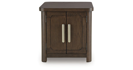 Breckington Dark Brown End Table from Ashley - Luna Furniture