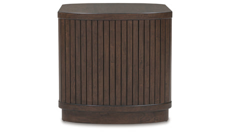 Korestone Dark Brown End Table from Ashley - Luna Furniture