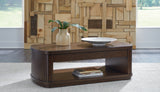 Korestone Dark Brown Lift-Top Coffee Table from Ashley - Luna Furniture