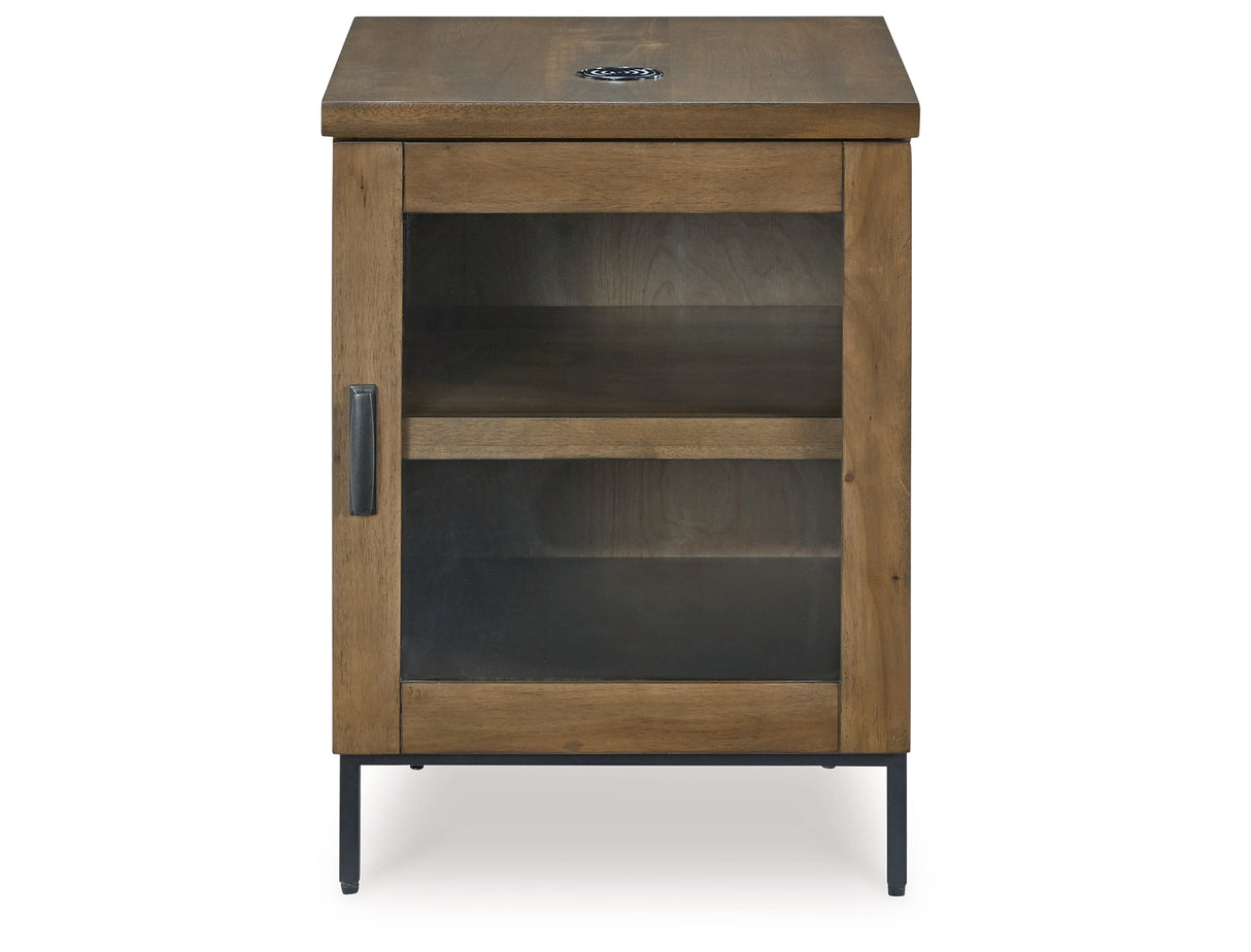 Torlanta Brown Chairside End Table from Ashley Furniture - Luna Furniture