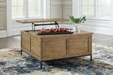 Torlanta Coffee Table with 1 End Table in Brown from Ashley Furniture - Luna Furniture