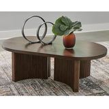 Korestone Dark Brown Coffee Table from Ashley - Luna Furniture