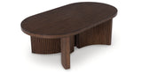 Korestone Dark Brown Coffee Table from Ashley - Luna Furniture