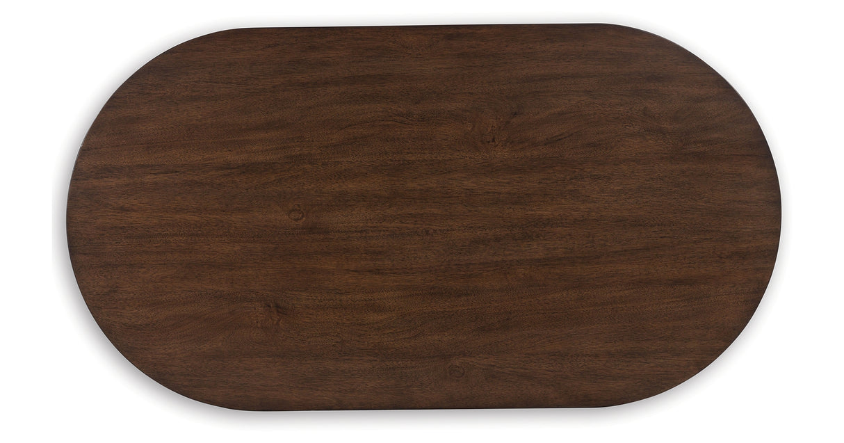 Korestone Dark Brown Coffee Table from Ashley - Luna Furniture