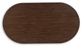 Korestone Dark Brown Coffee Table and 2 End Tables from Ashley - Luna Furniture