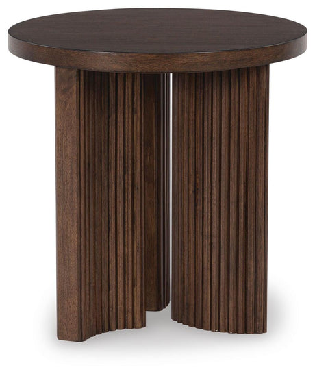 Korestone Coffee Table and 2 End Tables from Ashley Furniture - Luna Furniture