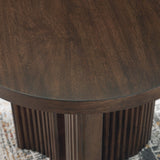Korestone Dark Brown Coffee Table and 2 End Tables from Ashley - Luna Furniture