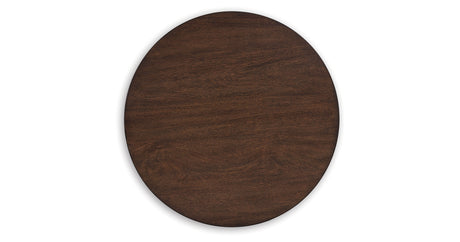 Korestone Coffee Table with 1 End Table in Dark Brown from Ashley Furniture - Luna Furniture