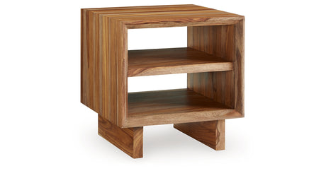 Dressonni Brown End Table from Ashley - Luna Furniture