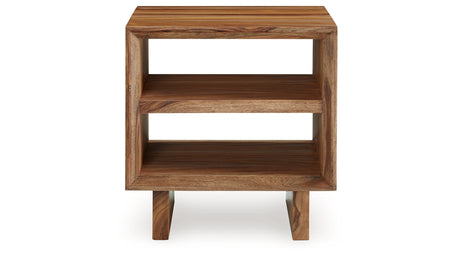 Dressonni Brown End Table from Ashley - Luna Furniture