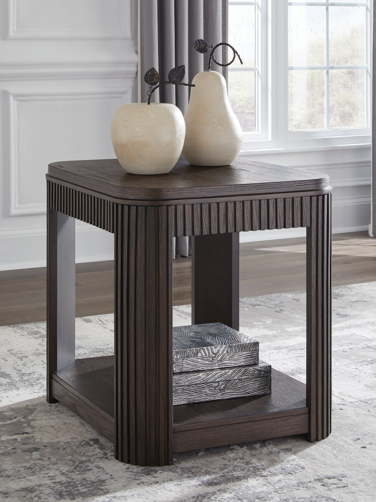 Carlibrie Warm Brown End Table from Ashley - Luna Furniture