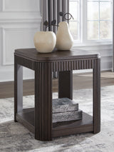 Carlibrie Warm Brown End Table from Ashley - Luna Furniture