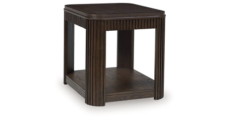 Carlibrie Warm Brown End Table from Ashley - Luna Furniture
