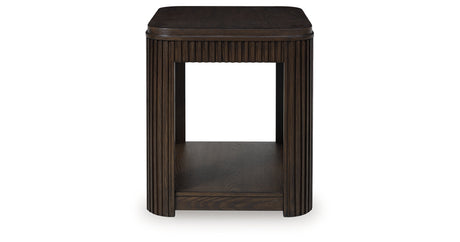 Carlibrie Warm Brown End Table from Ashley - Luna Furniture