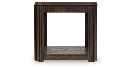 Carlibrie Warm Brown End Table from Ashley - Luna Furniture