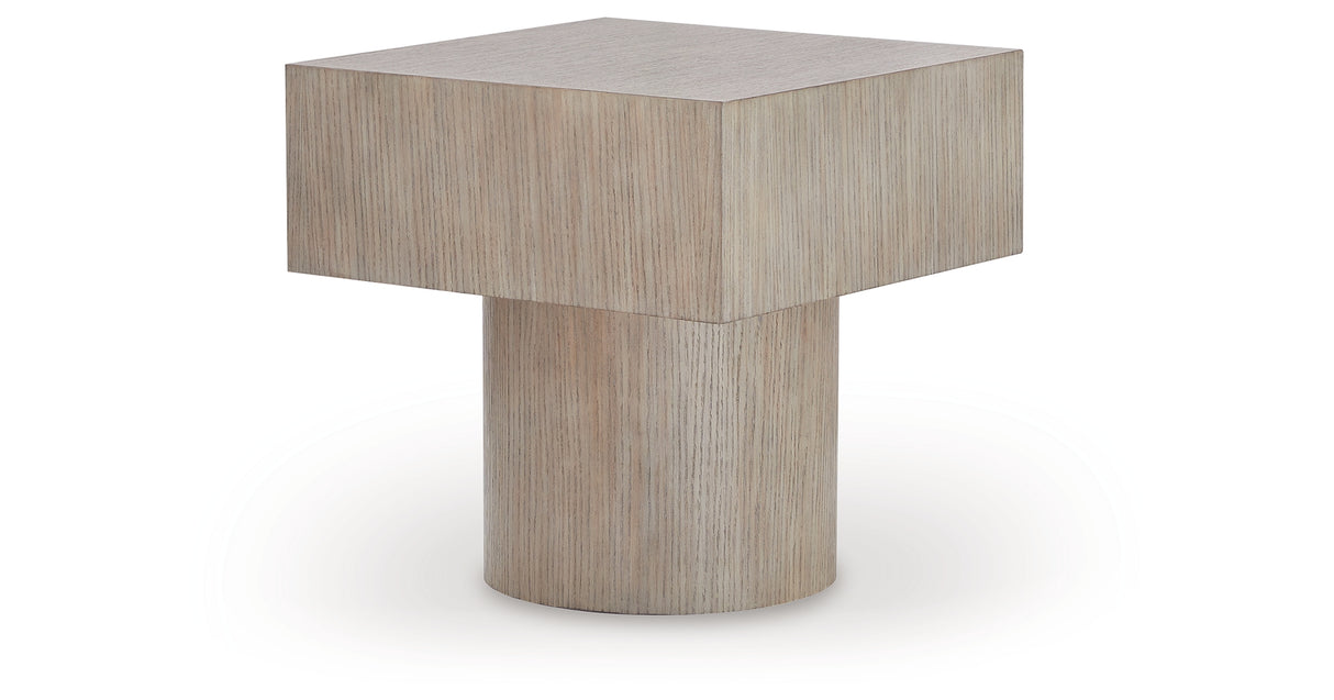 Jorielyn Light Grayish Brown End Table from Ashley - Luna Furniture