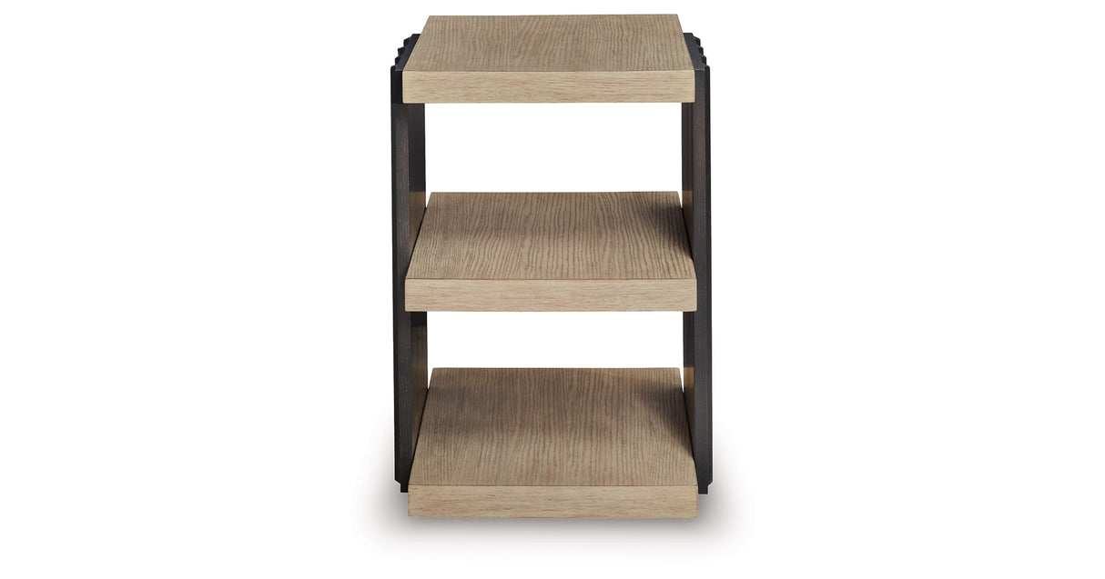 Rylandyn Black/Light Brown End Table from Ashley - Luna Furniture