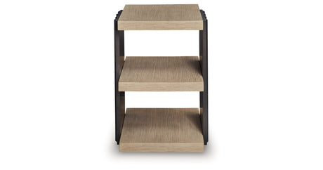 Rylandyn Black/Light Brown End Table from Ashley - Luna Furniture