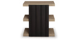 Rylandyn Black/Light Brown End Table from Ashley - Luna Furniture