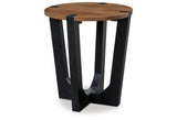 Hanneforth Coffee Table with 1 End Table in Brown/Black from Ashley Furniture - Luna Furniture