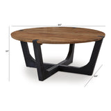 Hanneforth Brown/Black Coffee Table from Ashley - Luna Furniture