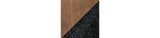 Hanneforth Coffee Table with 1 End Table in Brown/Black from Ashley Furniture - Luna Furniture