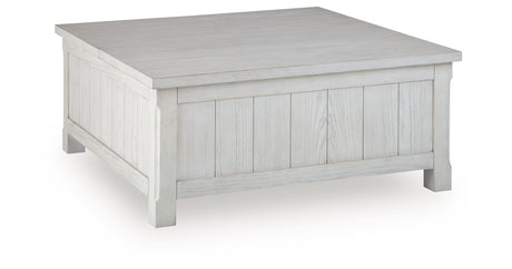 Robbinsdale Antique White Lift-Top Coffee Table from Ashley Furniture - Luna Furniture