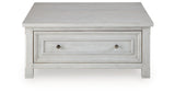 Robbinsdale Antique White Lift-Top Coffee Table from Ashley - Luna Furniture
