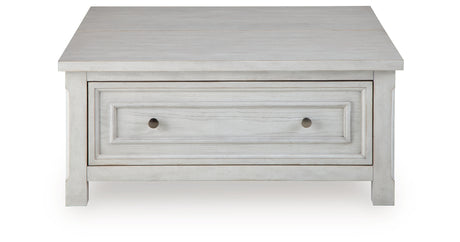 Robbinsdale Antique White Lift-Top Coffee Table from Ashley Furniture - Luna Furniture