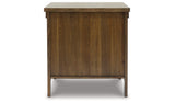Moriville Coffee Table with 2 End Tables in Grayish Brown from Ashley - Luna Furniture